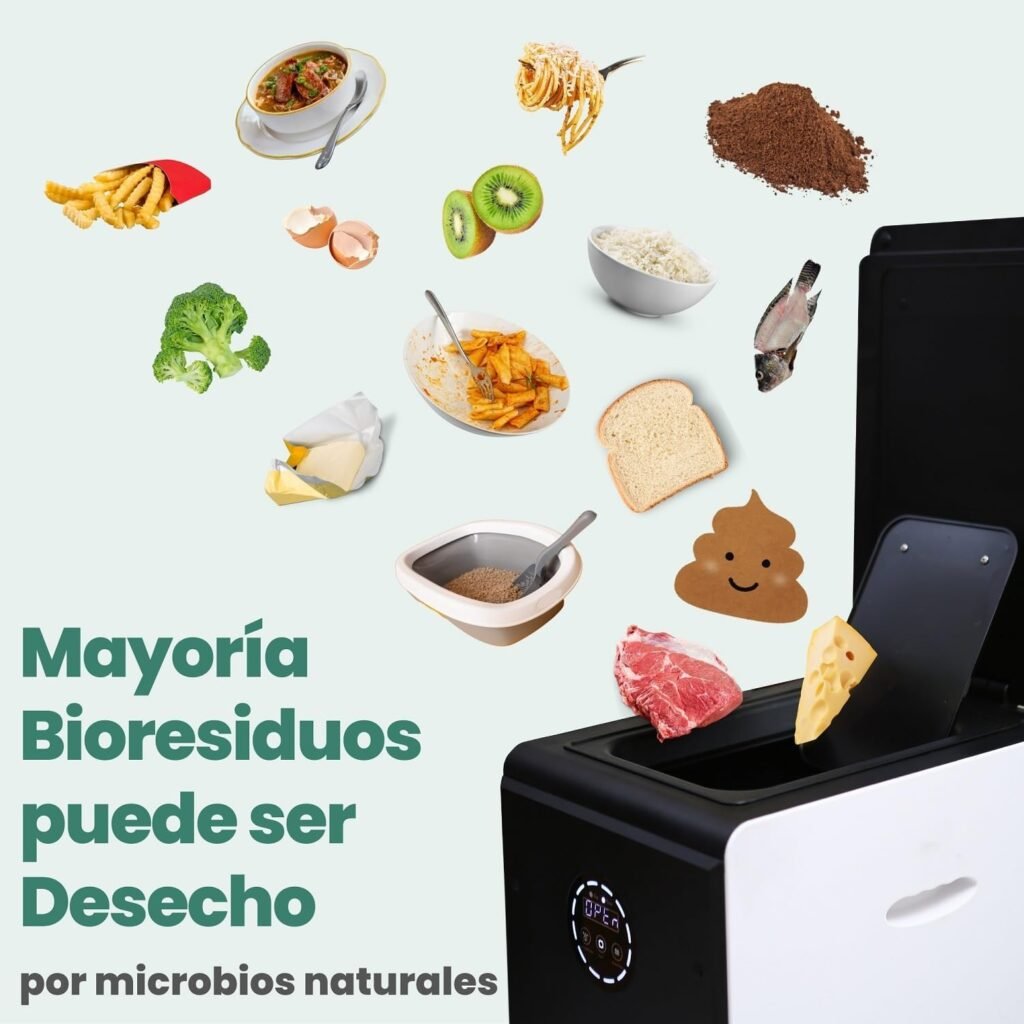compostador eléctrico vs bokashi