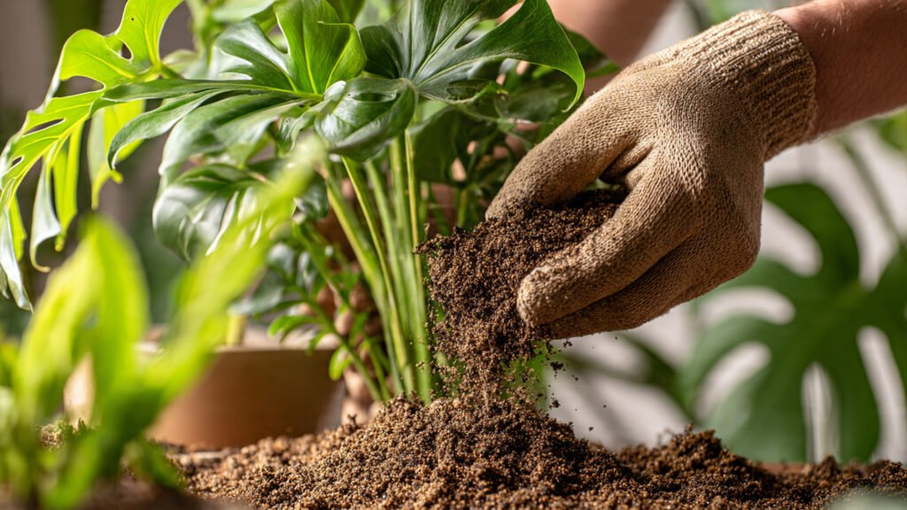 usar abono en compostador eléctrico