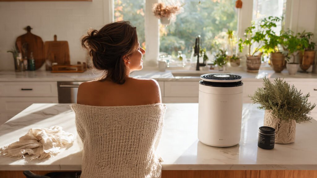 compostador eléctrico huele