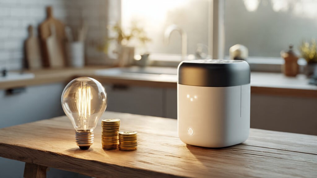 consumo de compostador eléctrico