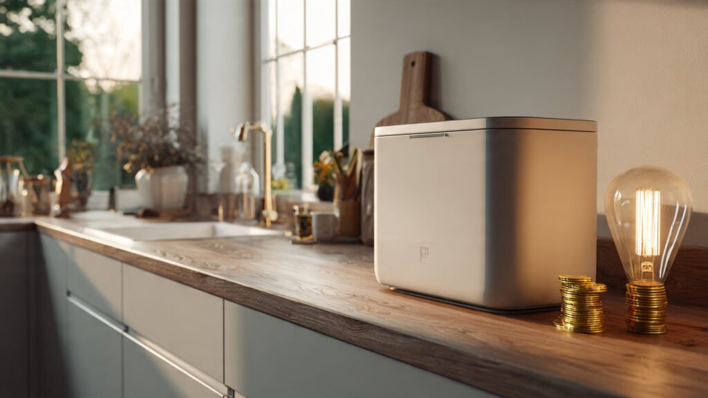 consumo de compostador eléctrico